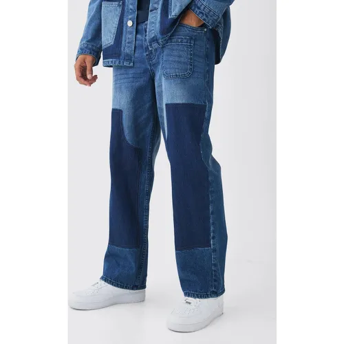 Jean baggy charpentier teint - 28R - Boohooman - Modalova