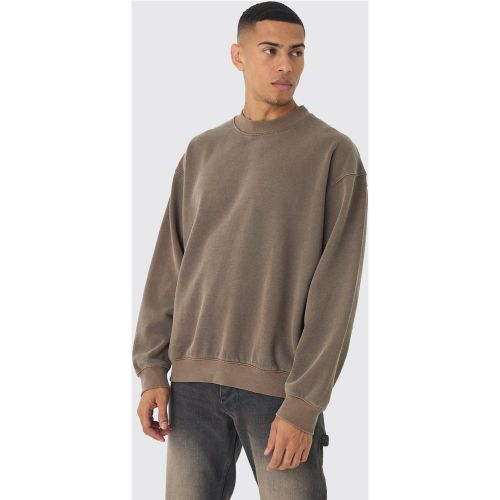 Sweat oversize délavé homme - M - Boohooman - Modalova