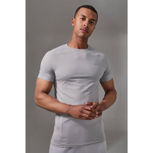 T-shirt de sport moulant à manches raglan - MAN Active homme - S - Boohooman - Modalova