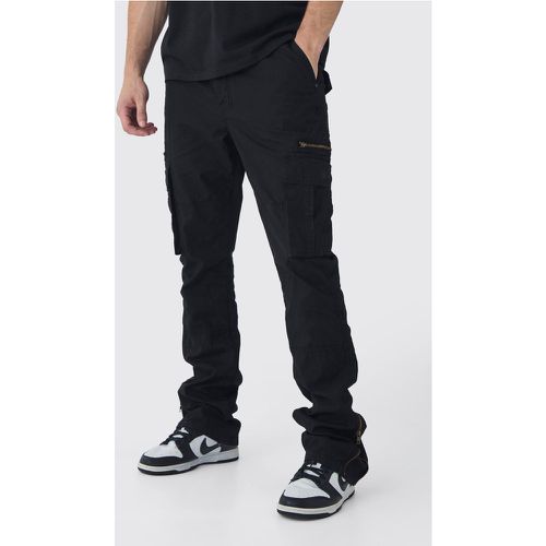 Tall - Pantalon cargo slim délavé surteint en - 30 - Boohooman - Modalova