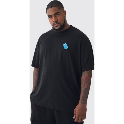 Grande taille - T-shirt oversize à broderie en - XXXL - Boohooman - Modalova