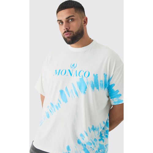 Grande taille - T-shirt tie dye à Monaco - XXXXL - Boohooman - Modalova