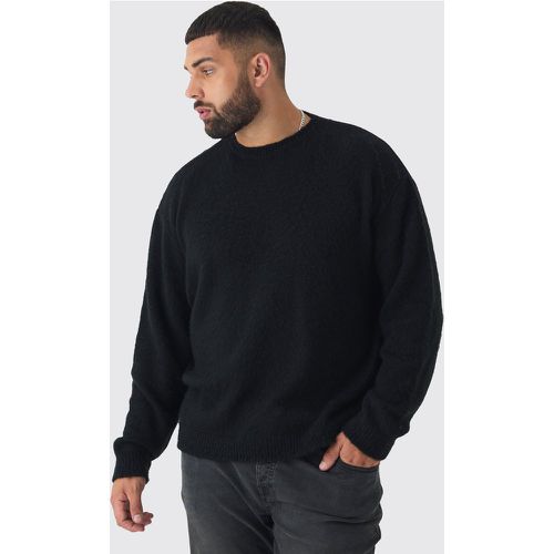 Grande taille - Pull oversize à col ras-du-cou - XXXL - Boohooman - Modalova