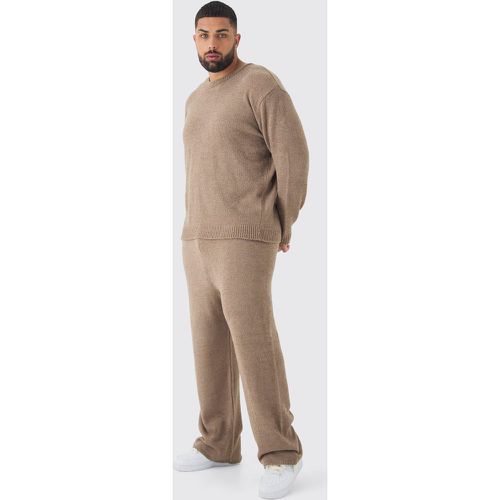 Grande taille - Ensemble oversize en maille - XXXXL - Boohooman - Modalova