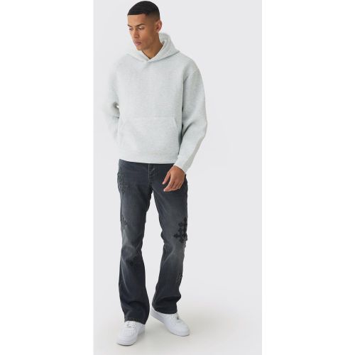 Sweat à capuche oversize à slogan homme - S - Boohooman - Modalova
