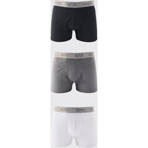 Lot de 3 boxers à logo - MAN - M - Boohooman - Modalova