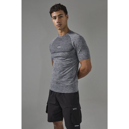 T-shirt de sport moulant sans coutures - MAN Active homme - S - Boohooman - Modalova