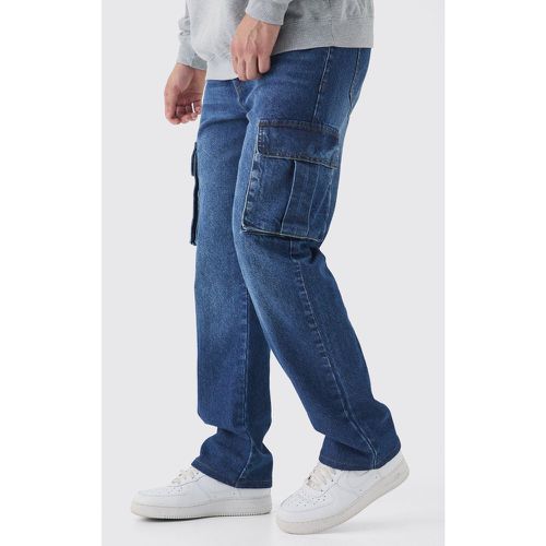 Tall - Jean cargo droit homme - 30 - Boohooman - Modalova