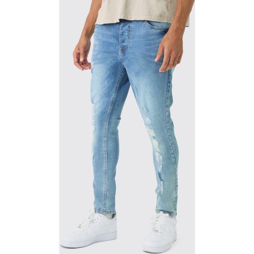 Jean skinny déchiré - 32L - Boohooman - Modalova