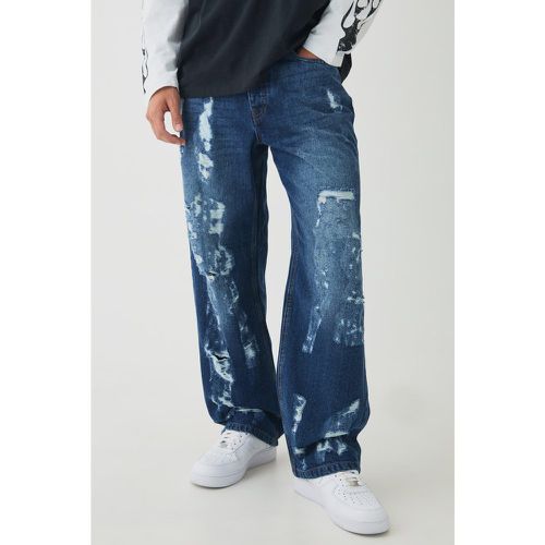 Jean large à déchirures - 28R - Boohooman - Modalova