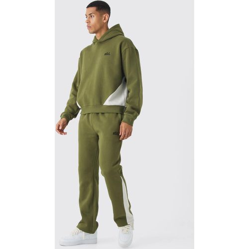 Survêtement oversize color block - M - Boohooman - Modalova