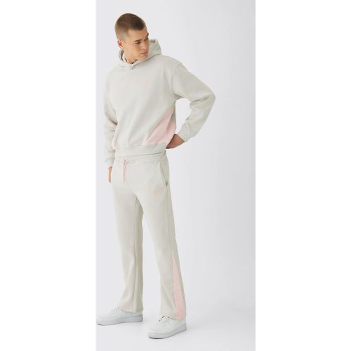 Survêtement oversize color block - XL - Boohooman - Modalova