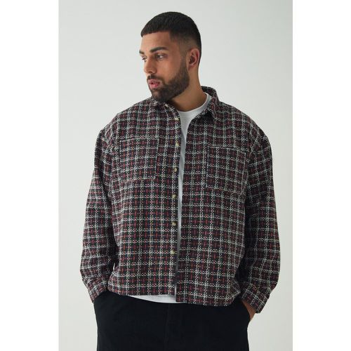 Grande taille - Surchemise épaisse à boucle - XXXL - Boohooman - Modalova