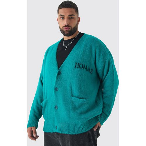 Grande taille - Cardigan duveteux - XXXL - Boohooman - Modalova