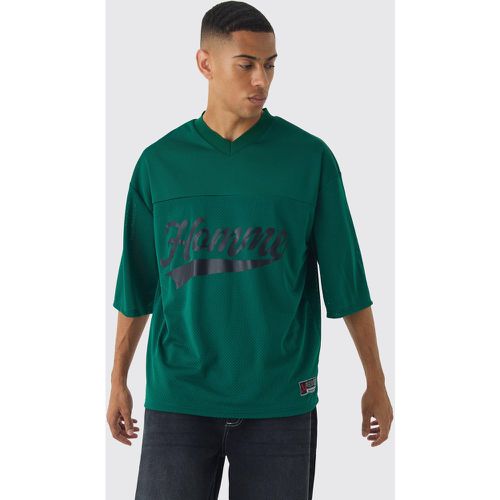 Top de hockey oversize épais en mesh - S - Boohooman - Modalova