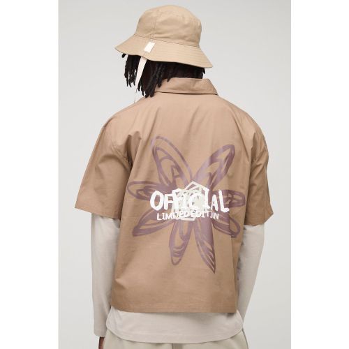 Chemise oversize imprimée - Official - S - Boohooman - Modalova