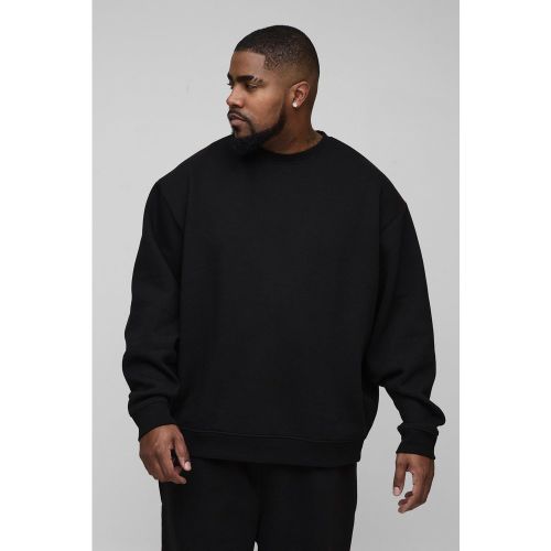 Grande taille - Sweat oversize basique à col ras du cou homme - XXXL - Boohooman - Modalova