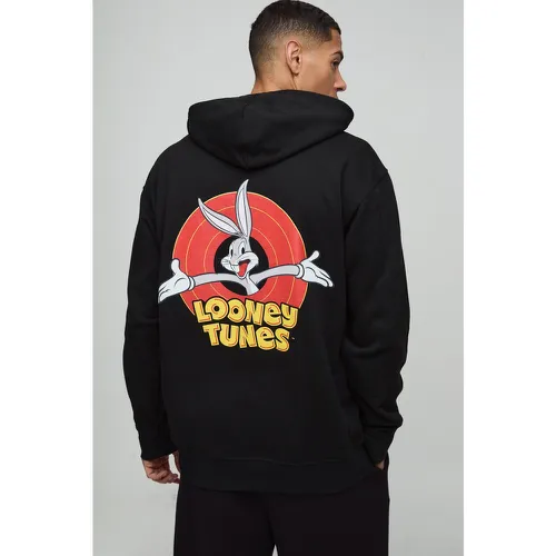 Sweat À Capuche Oversize À Imprimé Looney Tunes - L - boohoo - Modalova