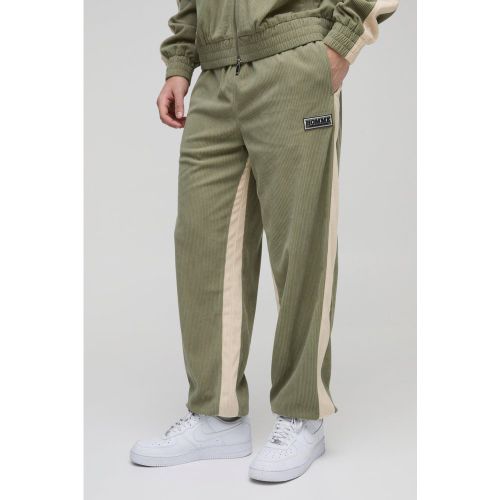 Pantalon large en velours côtelé - S - Boohooman - Modalova