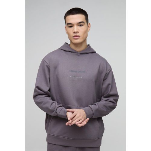 Sweat à capuche oversize épais homme - S - Boohooman - Modalova