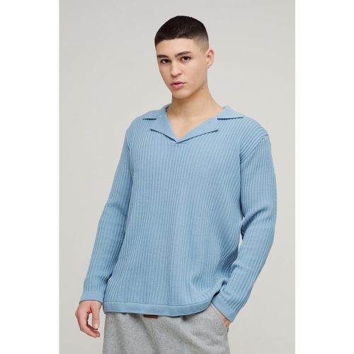 Polo Oversize Côtelé - M - boohoo - Modalova