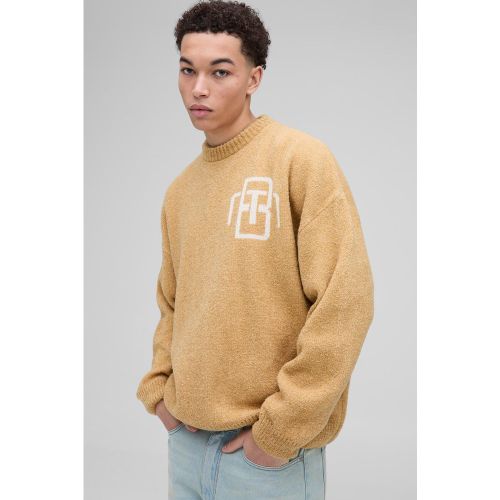 Pull oversize en maille - MAN - L - Boohooman - Modalova