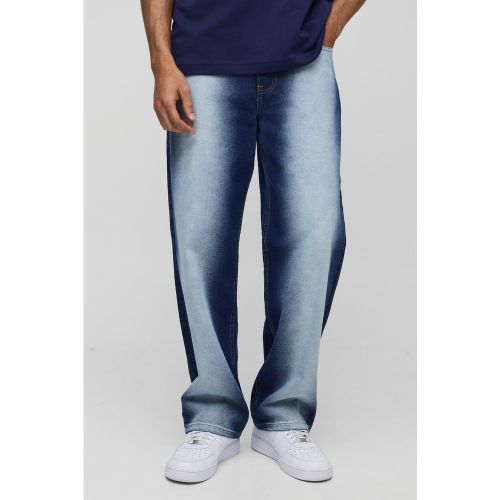 Jean large délavé - 28R - Boohooman - Modalova