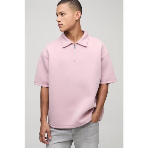 Polo oversize à manches courtes - S - Boohooman - Modalova