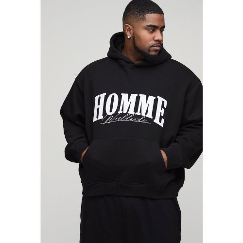 Grande taille - Sweat à capuche oversize - XXXL - Boohooman - Modalova
