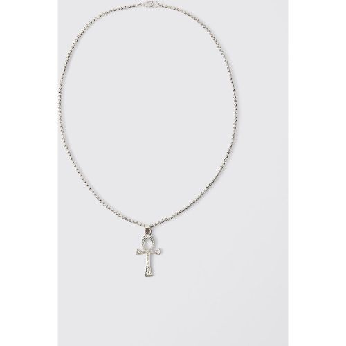 Collier à pendentif croix - ONE SIZE - Boohooman - Modalova