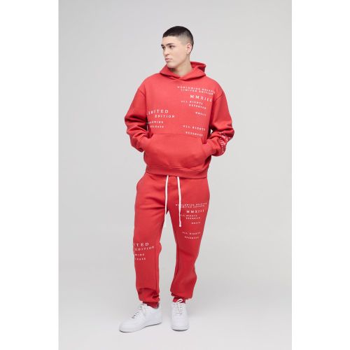 Survêtement oversize 330gsm - S - Boohooman - Modalova