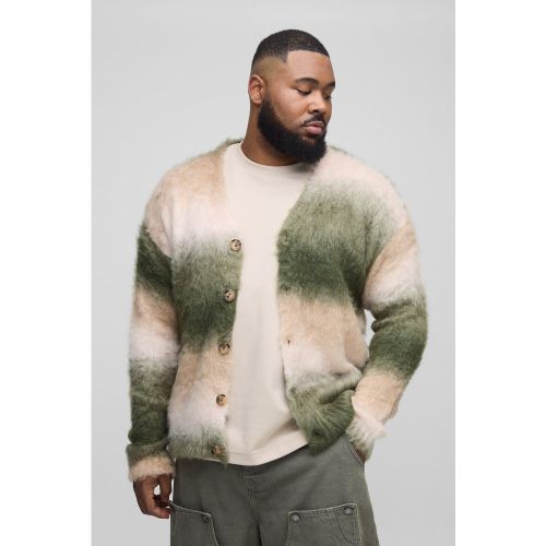 Grande taille - Cardigan oversize à rayures - 2XL - Boohooman - Modalova