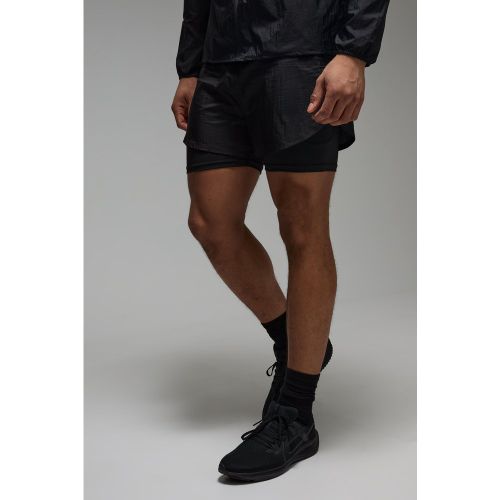 Short de sport 2 en 1 hybride - MAN Active homme - S - Boohooman - Modalova