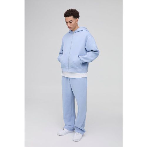 Survêtement oversize zippé épais - S - Boohooman - Modalova