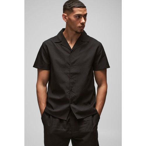Chemise à motif géométrique - S - Boohooman - Modalova