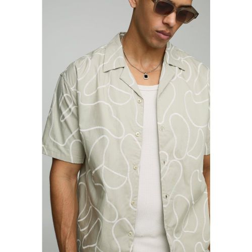 Ensemble oversize à broderie avec short - S - Boohooman - Modalova