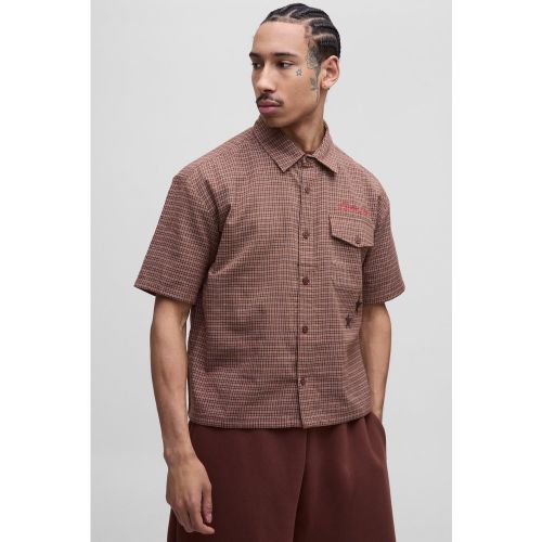 Chemise oversize à carreaux - S - Boohooman - Modalova