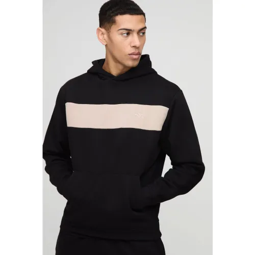 Sweat à capuche effet color block - MAN homme - S - Boohooman - Modalova