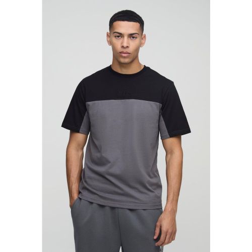 T-shirt color block - MAN - S - Boohooman - Modalova