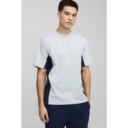 T-shirt color block - MAN - S - Boohooman - Modalova