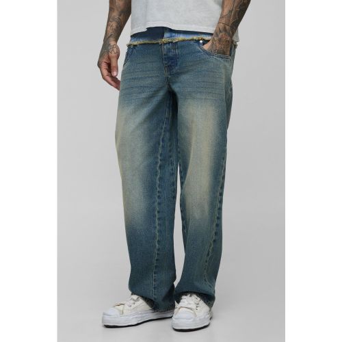 Tall - Jean large délavé - 30 - Boohooman - Modalova