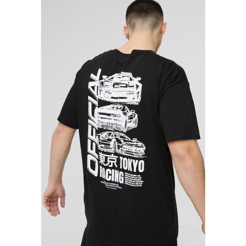 T-shirt oversize imprimé - Official - S - Boohooman - Modalova