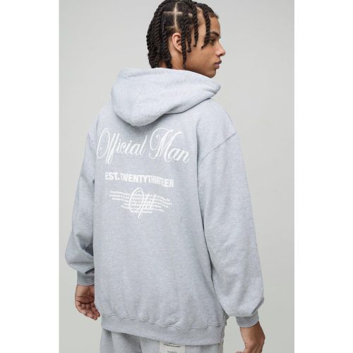 Sweat à capuche oversize - Official MAN - S - Boohooman - Modalova