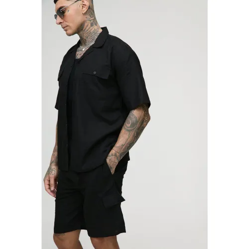 Tall - Ensemble oversize à manches courtes - S - Boohooman - Modalova