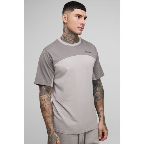 Tall - T-shirt color block - MAN - S - Boohooman - Modalova