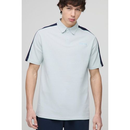 Tall - Polo cintré color block - MAN - S - Boohooman - Modalova