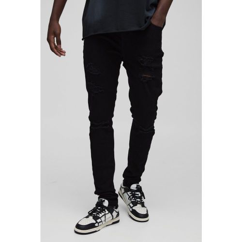Jean skinny déchiré - 28 - Boohooman - Modalova