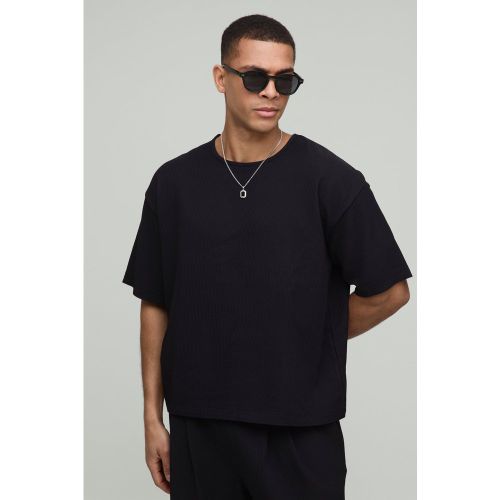 T-shirt oversize plissé - S - Boohooman - Modalova