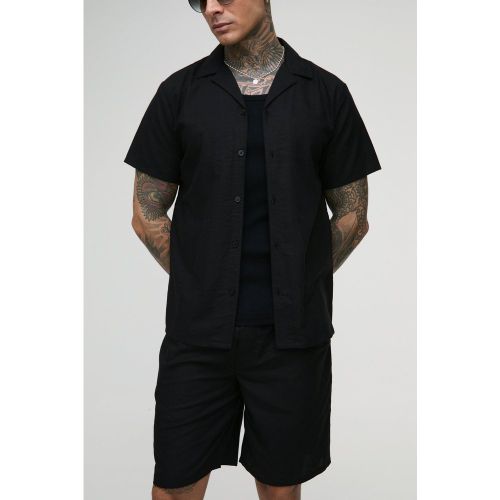 Tall - Ensemble avec chemise et short - 2XL - Boohooman - Modalova