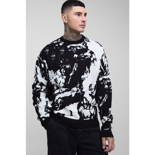 Tall - Pull oversize en maille - 2XL - Boohooman - Modalova